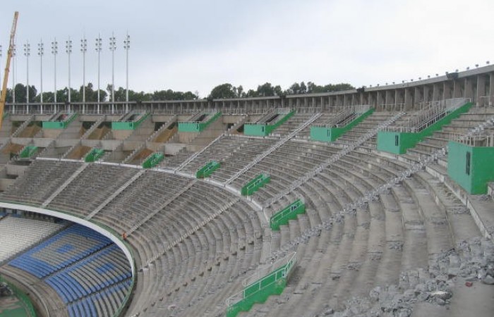 Essai gradin 5 julllet vue stade